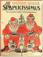 Zeitschrift Simplicissimus 19.12. 1964  -  Des Deutschen Wählers Weihnachtsmänner - Altri & Non Classificati