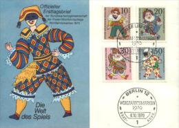 Germany / Berlin  - Mi-Nr 373/376 FDC (X514)- - 1948-1970