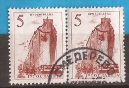 1961 X  JUGOSLAVIJA JUGOSLAWIEN  NAVE CANCELATION  SMEDEREVO  SERBIA     USED - Used Stamps