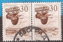 1961 X  JUGOSLAVIJA JUGOSLAWIEN  INDUSTRIA  CANCELATION  BEOGRAD   SERBIA     USED - Oblitérés