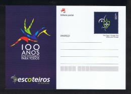 Gc1517 PORTUGAL Lisboa Centenary Boy Scouts Scoutisme Scouting Escoteiros Entier Postale Postal Stationery - Covers & Documents