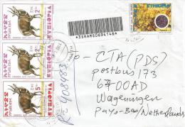 Ethiopia 2004 Nazareth Oil Crops Antilope Barcoded Registered Cover - Ethiopie