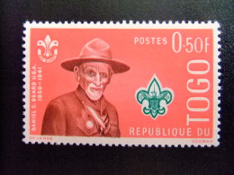 TOGO  THEMA SCOUTISME-- JAMBOREE -- SCOUTS 334 ** MNH + 335 º FU - Used Stamps