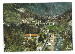 06 ST Dalmas De Tende. Vue Aérienne , Viaduc Voie Ferrée - Kunstwerken