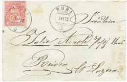 1875 . LETTRE . De . MURI . Pour . LUZERN . - Lettres & Documents