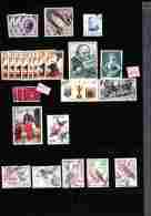 Monaco 1 Page De Timbres Oblitérés (avec N° Yvert Jusqu'en 2001) A VOIR - Collections, Lots & Series