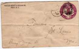 U.S.A:  Bel Entier Postal Voyagé Vers St Louis - Other & Unclassified