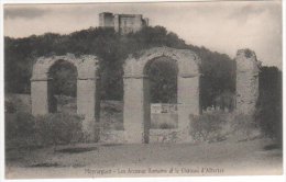 France-CP  Meyrargues (13), Les Arceaux Romains Et Le Château D'Albertas - Meyrargues