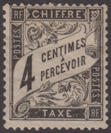 4c Duval Neuf * TB (Y&T N° 13 , Cote: 110€) - 1859-1955.. Ungebraucht