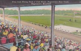 Maryland Hagerstown View From Dining Deck OF Club House Hagerstown Race Track - Hagerstown