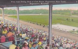 Maryland Hagerstown View From Dining Deck OF Club House Hagerstown Race Track - Hagerstown