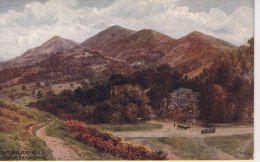 A R QUINTON 1336 - THE MALVERN HILLS FROM THE BRITISH CAMP - With Car - Quinton, AR