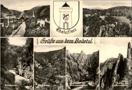 AK Bodetal, Hubertusstraße, Bergtheater, Schurre, Ung, 1967 (Thale) - Thale