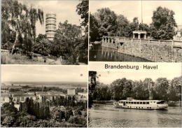 AK Brandenburg, MS Maxim Gorki, Sowjetisches Ehrenmal, Friedenswarte, Ung, 1980 - Brandenburg