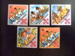 REPUBLIQUE DU BURUNDI THEMA SCOUTISME JAMBOREE SCOUT  Yvert 238 / 242 FU - Used Stamps