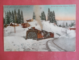 Idaho--Snow Plow Ready To Clear A Track--not Mailed--PJ 239 - Otros & Sin Clasificación