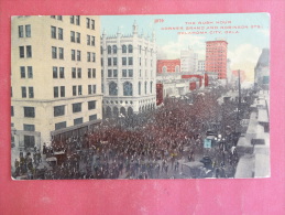 Oklahoma City,OK--The Rush Hour At Grand And Robinson Street--cancel 1911--PJ 239 - Altri & Non Classificati