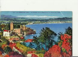 MONACO 1938 - POSTCARD LA CORNICHE D´OR . CHATEAU DE LA NAPOULE ET CHAINE DES ALPES ADDR TO ARGENTINA W 2 STS OF 50 C PO - Prince's Palace