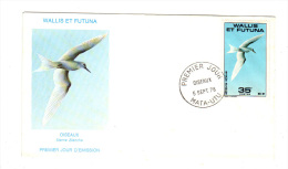 Premier Jour D´ Emission, FDC: Wallis Et Futuna, Mata Utu, Oiseau Sterne Blanche, 05 Septembre 1978 (13-3059) - FDC
