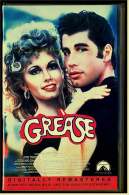 VHS Video  , Grease  -   Mit John Travolta, Olivia Newton John, Stockard Channing  -  Von 1999 - Musicalkomedie