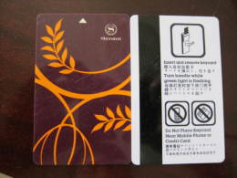 Hotel Key Card,Sheraton - Zonder Classificatie