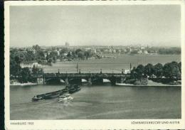 Hamburg 1950 Lombardsbrücke Und Alster Sw - Mitte