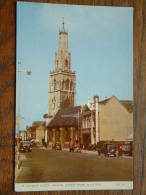 St. NICHOLAS Church Showing Leaning Tower ( KGL 103 ) Anno 19?? ( Zie Foto Details ) !! - Gloucester