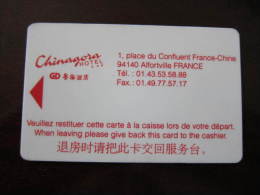 Hotel Key Card,Chinagora Hotel France - Unclassified