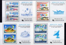 EXPO 1993 Korea Block 575/8 ** 7€ Asien VIP Pavillion Recycling Telecom Bf M/s Flag Bloc Cooperation Sheet Of Suid-Coree - 1992 – Sevilla (Spanje)