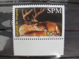 Saint Pierre Et Miquelon 2003 Bdf  N°799  NEUF ** Le Cerf De Virginie - Nuevos