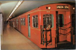 (T991) Older Postcard - Carte Ancienne - Canada - Torondo Metro Train - Subway