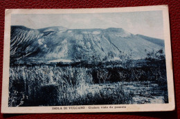 Delcampe - 1930 ISOLA DI VULCANO CRATERE VISTO DA PONENTE - Trapani