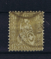 Switserland/Schweiz:  1862 Mi 28  Used - Used Stamps