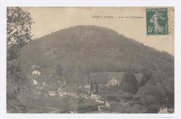 Saint St Pons, Gaudino, Vue De Fréscaris  -- *SCANS RECTO VERSO **E25 - Saint-Pons-de-Thomières