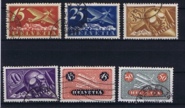 Switserland/Schweiz:  1923 Mi 179-184 Used - Gebruikt