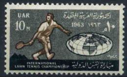 1963 Egitto, Mondiali Tennis Al Cairo, Serie Completa Nuova (**) - Unused Stamps