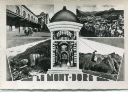 CPSM 63 LE MONT DORE  MULTI VUES 1954  Grand Format 15 X 10,5 - Le Mont Dore