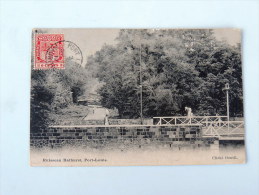 Carte Postale Ancienne : MAURITIUS : Ruisseau Bathurst , Port-Louis Avec Timbre 1911 - Maurice