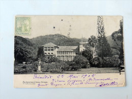 Carte Postale Ancienne : TRINIDAD : The Government House , With Stamp 1905 - Trinidad