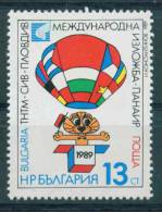 3811 Bulgaria 1989 Young Inventors' Exhibition, Plovdiv ** MNH / FLAG  - GERMANY DDR - Sammlungen