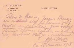 HERVE 1918 WERTZ CHARBON - Herve