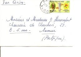 Zaire ( Lettre Par Avion De 1973 Vers La Belgique à Voir) - Used Stamps