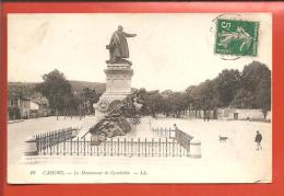 Cahors Monument Gambetta - Oorlogsmonumenten
