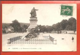 Cahors Monument Gambetta - Monuments Aux Morts