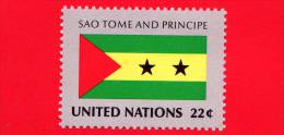 ONU - Nazioni Unite - 1985 - Sao Tome And Principe - Bandiera - Flag - 22 C - Neufs