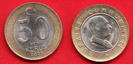 Turquie, 50 Nouveaux Kurus2005 (ref 129) - Turkey