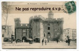 - 85 - Perpignan - Le Castillet - En 1908,  éditeur Fau, Série N. B En Noir, BE, Scans. - Perpignan