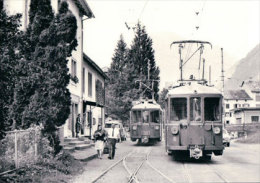 Chemin De Fer Sernftalbahn, Train à Matt, Photo 1967 BVA Se TB 87.8 - Matt