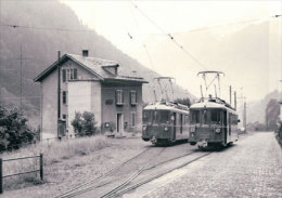 Chemin De Fer Sernftalbahn, Train à Wart, Photo 1967 BVA Se TB 87.3 - Autres & Non Classés