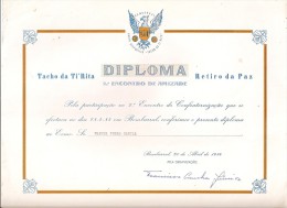 Bombarral - Diploma Do Grupo Desportivo "Tacho Da Ti ´Rita. Leiria. - Diploma & School Reports